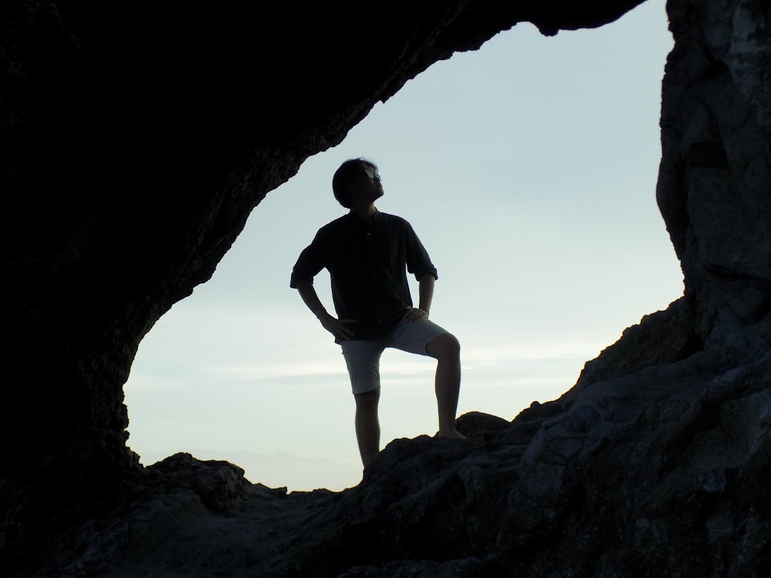person exploring hidden potential